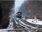 CSX 155 Coming Down the Hill